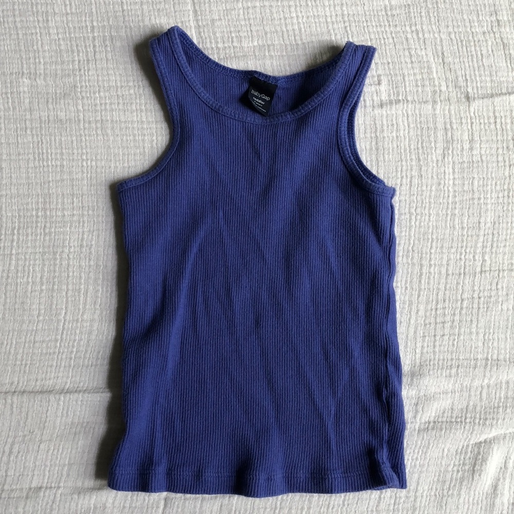 Baby gap 2T girls blue tank top